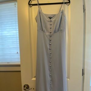 NWOT ModCloth strappy blue dress